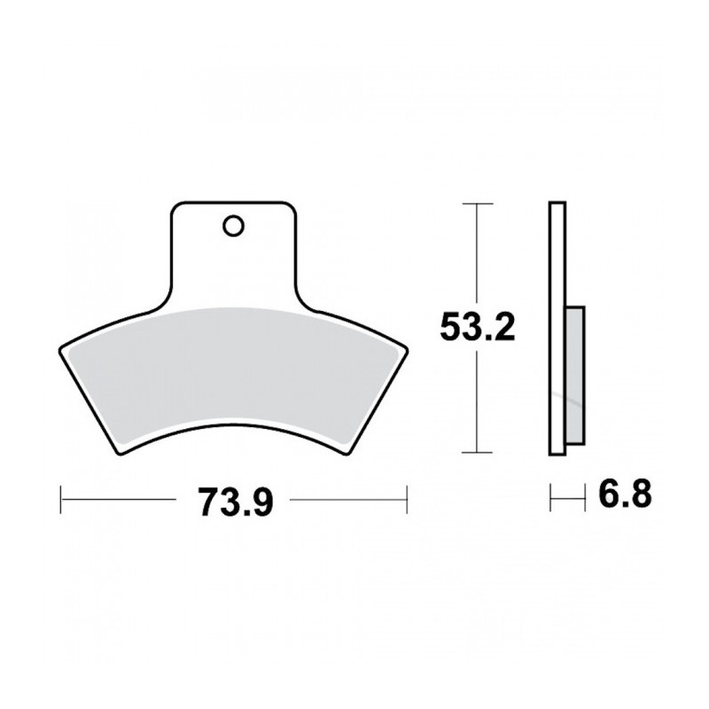 Plaquettes de frein TRW Métal Fritté Offroad - MCB762SI