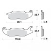 Plaquettes de frein TRW Organiques Standard - MCB759