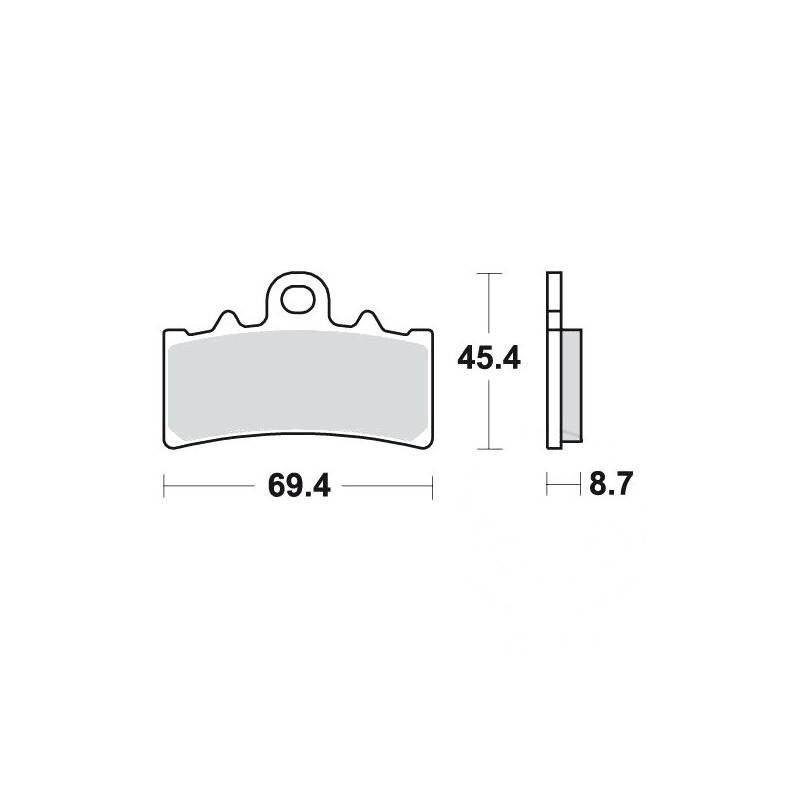 Plaquettes de frein TRW Hautes Performances Piste - MCB834TRQ