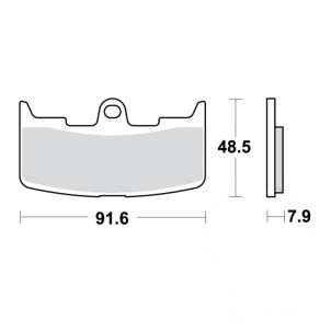 Plaquettes de frein TRW...