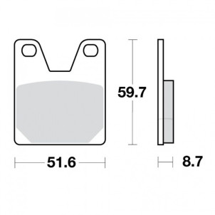 Plaquettes de frein TRW...