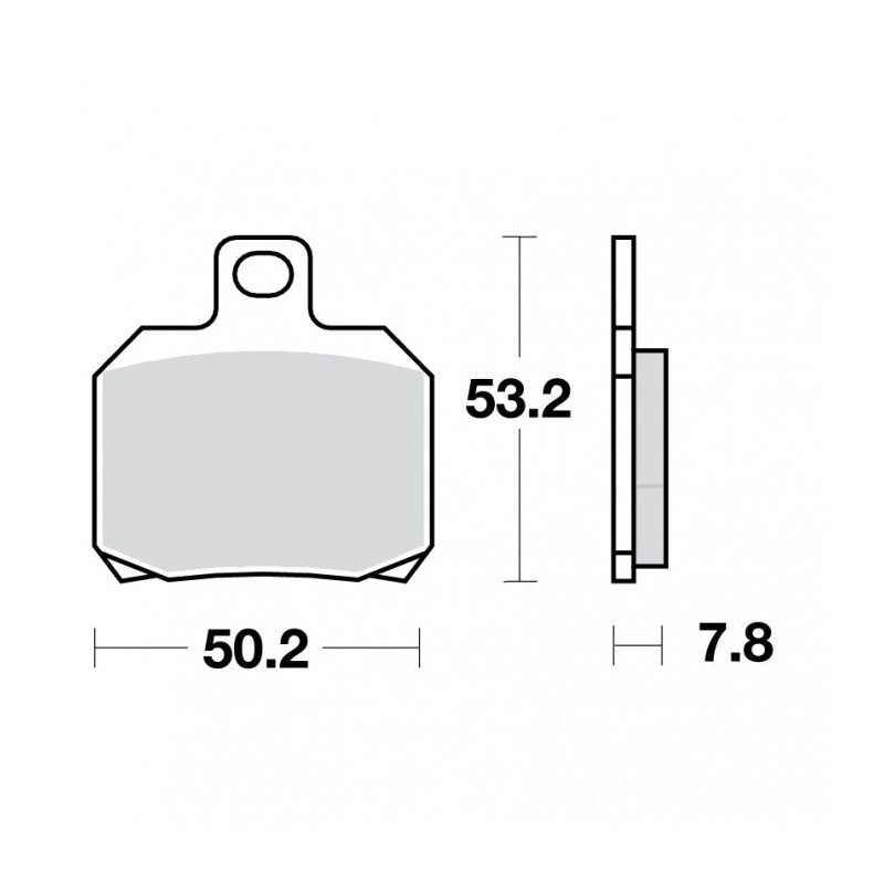 Plaquettes de frein TRW Organiques Standard - MCB700