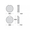 Plaquettes de frein TRW Organiques Standard - MCB70