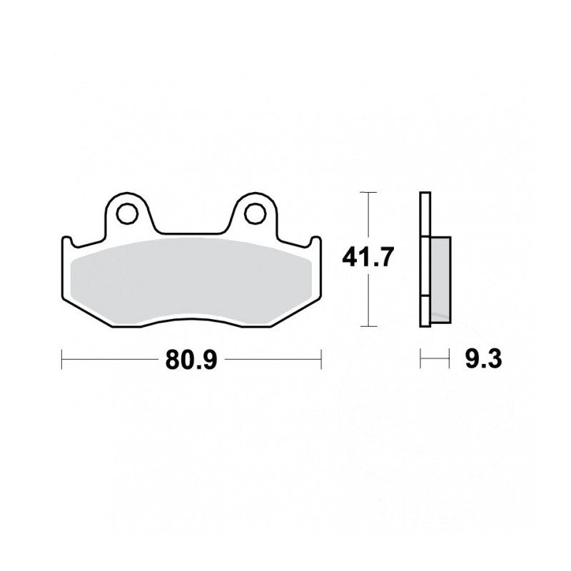 Plaquettes de frein TRW Organiques Standard - MCB685