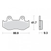 Plaquettes de frein TRW Organiques Standard - MCB685