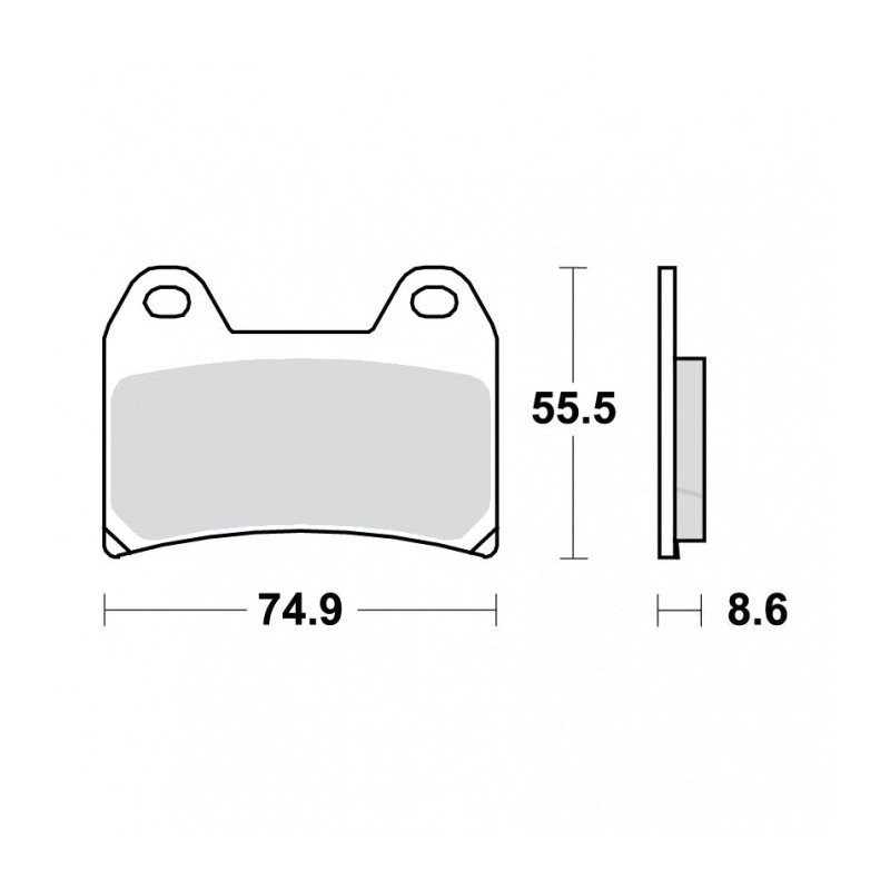 Plaquettes de frein TRW Hautes Performances Piste - MCB683TRQ