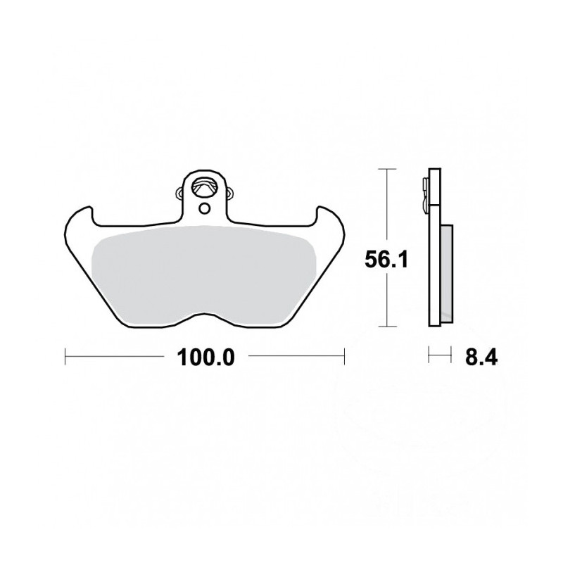 Plaquettes de frein TRW Organiques Standard - MCB680