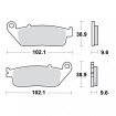 Plaquettes de frein TRW Organiques Standard - MCB677