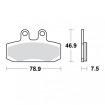 Plaquettes de frein TRW Organiques Standard - MCB673