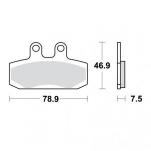 Plaquettes de frein TRW...