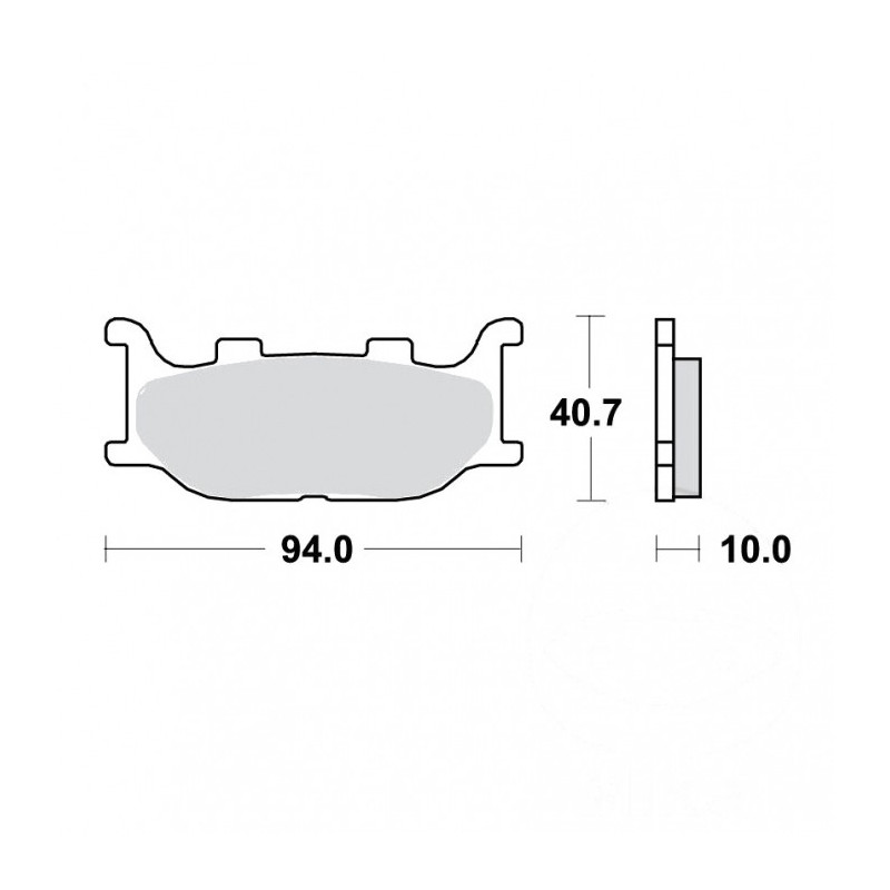 Plaquettes de frein TRW Organiques Standard - MCB666