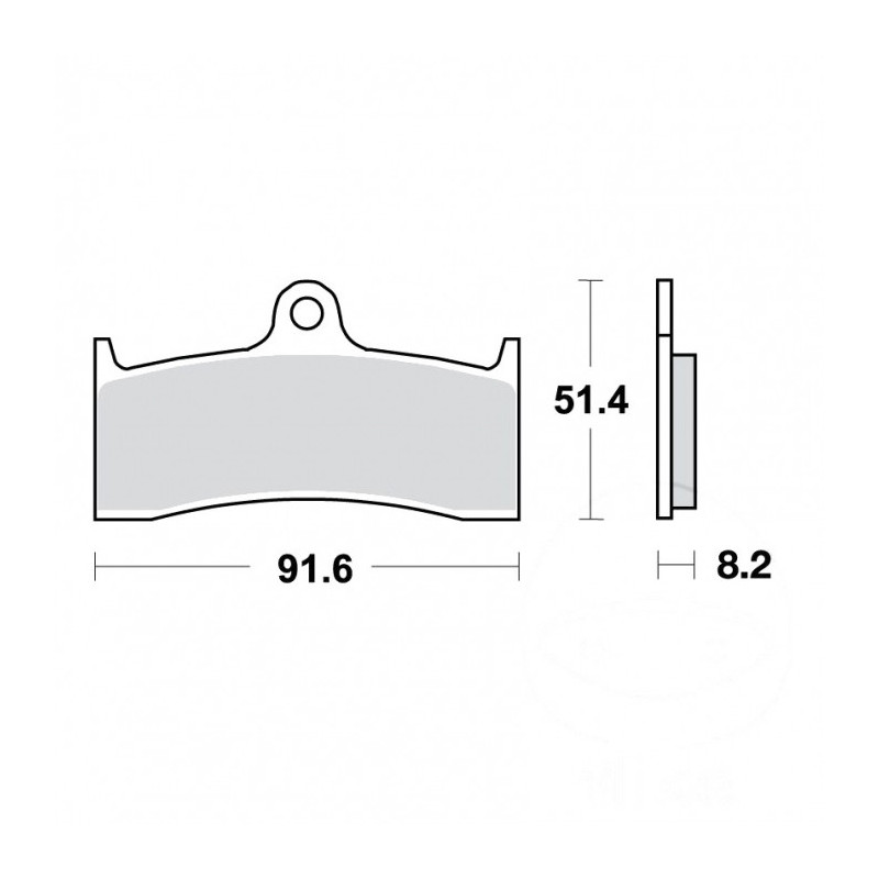 Plaquettes de frein TRW Métal Fritté Street SV - MCB660SV