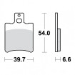 Plaquettes de frein TRW Organiques Scooter STD - MCB644EC