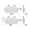 Plaquettes de frein TRW Organiques Standard - MCB627