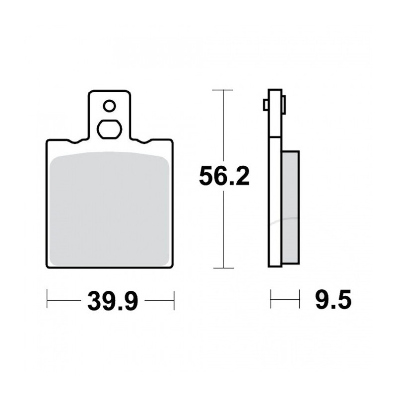 Plaquettes de frein TRW Organiques Standard - MCB623