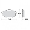 Plaquettes de frein TRW Organiques Standard - MCB587