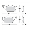 Plaquettes de frein TRW Métal Fritté Street SH - MCB585SH