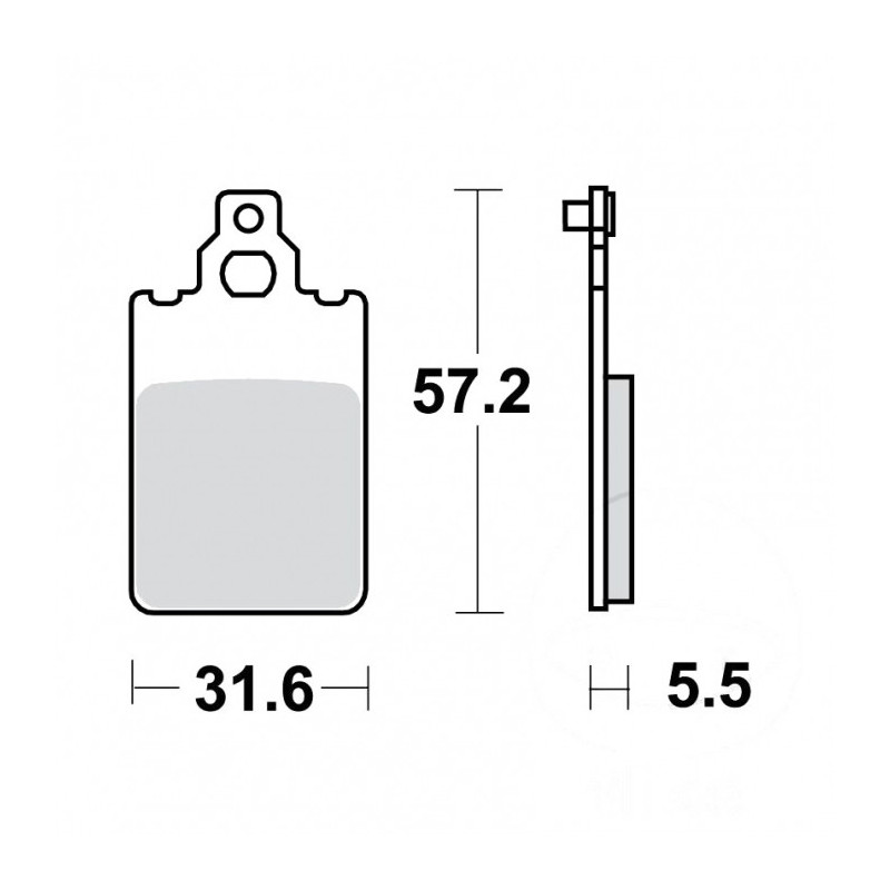 Plaquettes de frein TRW Organiques Standard - MCB578
