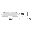 Plaquettes de frein TRW Organiques Standard - MCB558