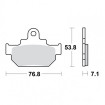 Plaquettes de frein TRW Organiques Standard - MCB550