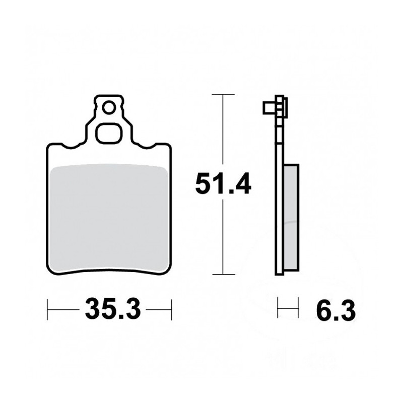 Plaquettes de frein TRW Organiques Standard - MCB552