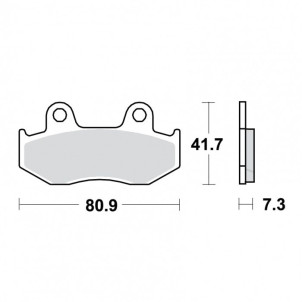 Plaquettes de frein TRW...