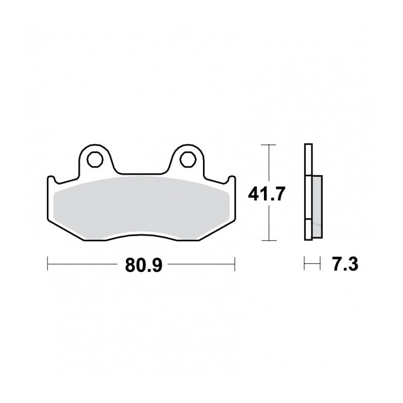 Plaquettes de frein TRW Organiques Standard - MCB534