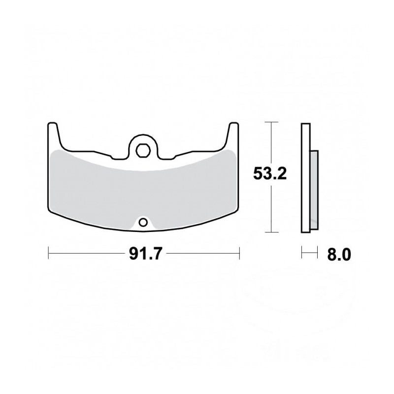 Plaquettes de frein TRW Organiques Standard - MCB526