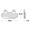 Plaquettes de frein TRW Organiques Standard - MCB525