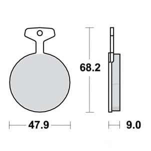 Plaquettes de frein TRW...
