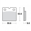 Plaquettes de frein TRW Organiques Standard - MCB19