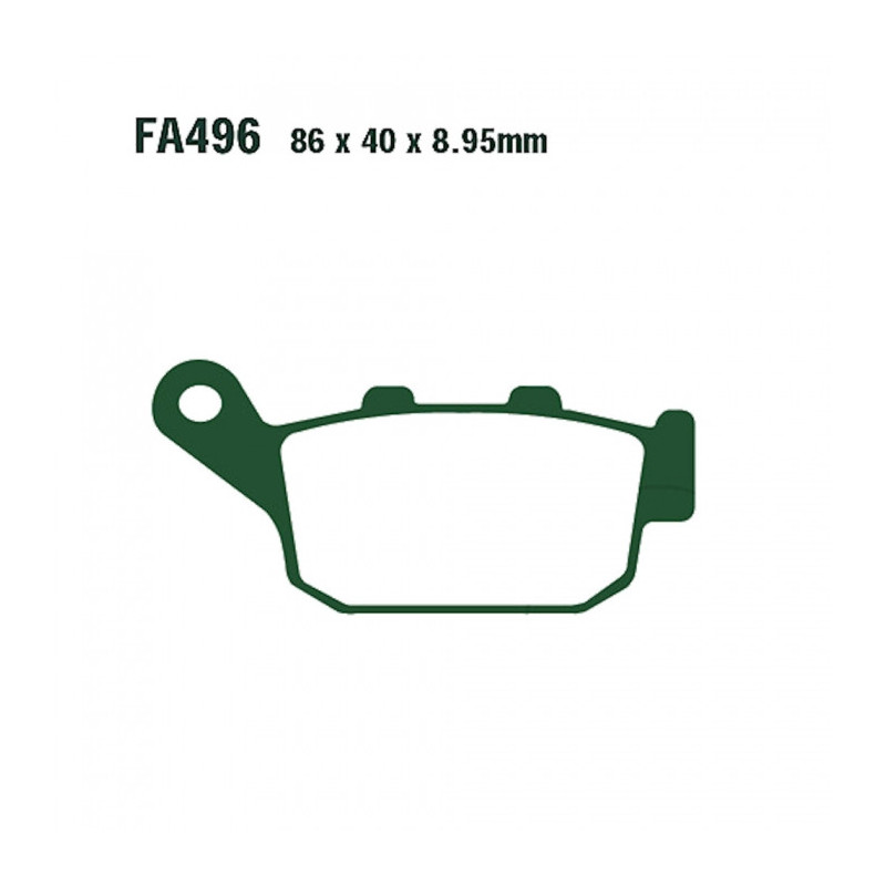 Plaquettes de frein EBC Métal Fritté Double H - FA496HH