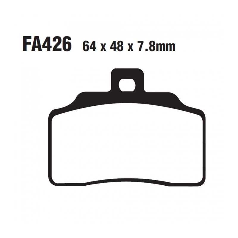 Plaquettes de frein EBC Organiques Standard - FA426