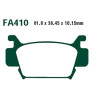 Plaquettes de frein EBC Carbone Offroad - FA410TT