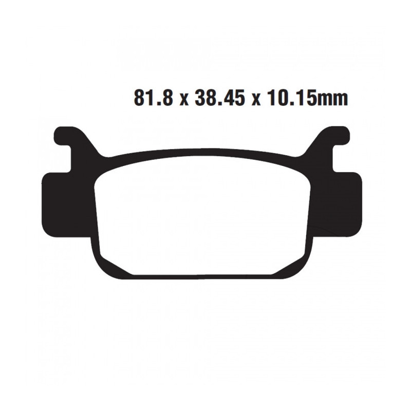 Plaquettes de frein EBC Métal Fritté Offroad - FA410R