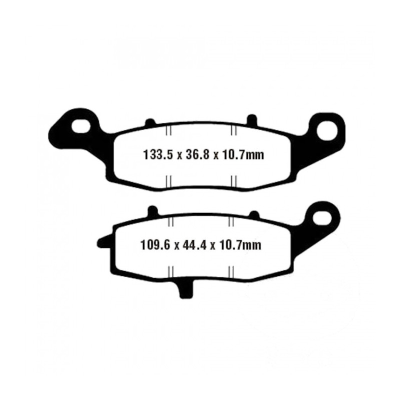 Plaquettes de frein EBC Semi Métal - FA231/2V