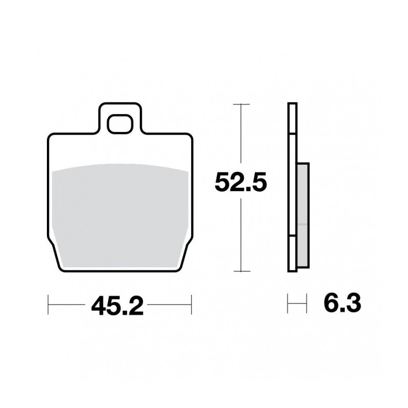 Plaquettes de frein TRW Métal Fritté Perf./ Route - MCB701SR