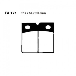 Plaquettes de frein EBC...