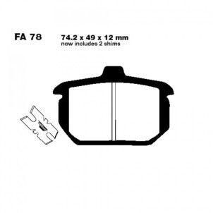 Plaquettes de frein EBC...
