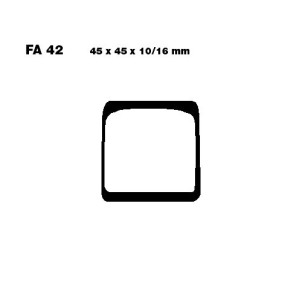 Plaquettes de frein EBC...