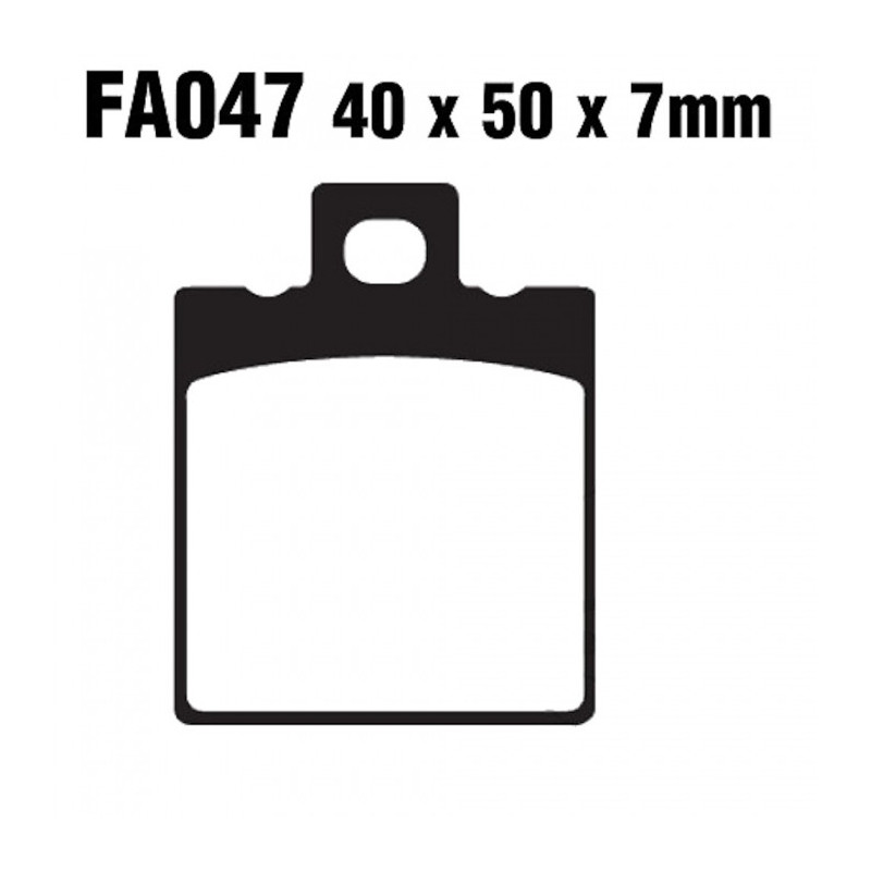 Plaquettes de frein EBC Métal Fritté Double H - FA047HH