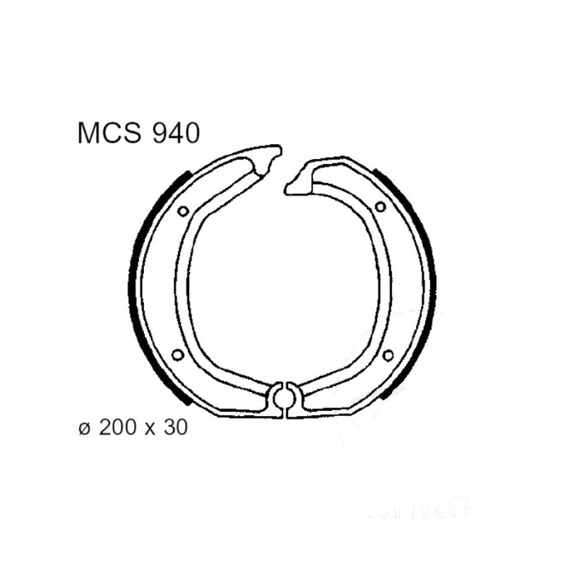 Machoires de Frein sans Ressorts TRW - MCS940