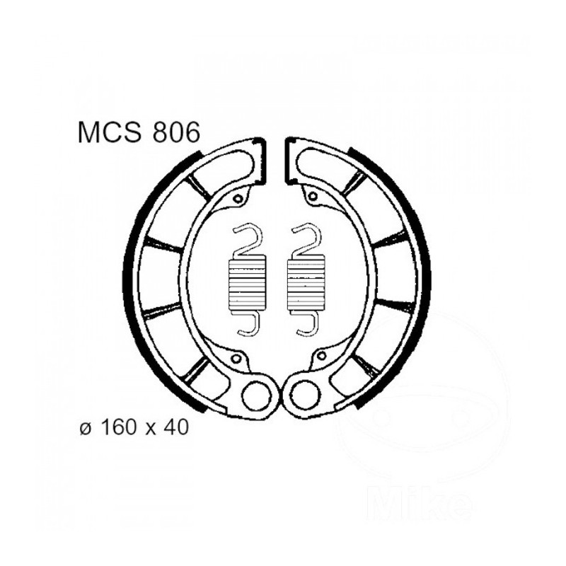 Machoires de Frein avec Ressorts TRW - MCS806