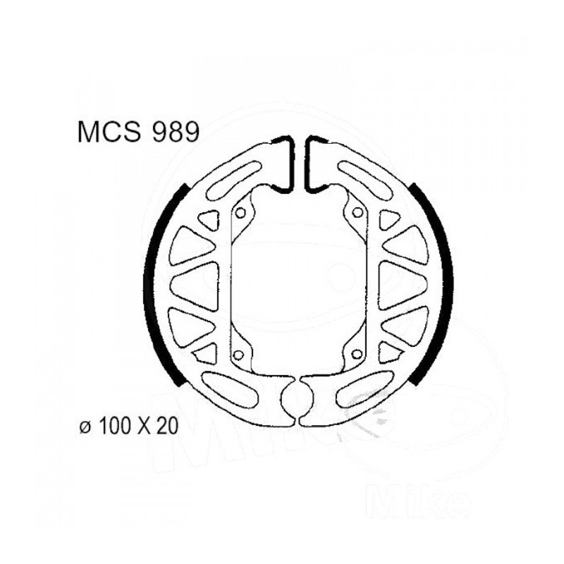 Machoires de Frein avec Ressorts TRW - MCS989