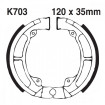 Machoires de Frein EBC avec Ressorts Rainuré - K703G