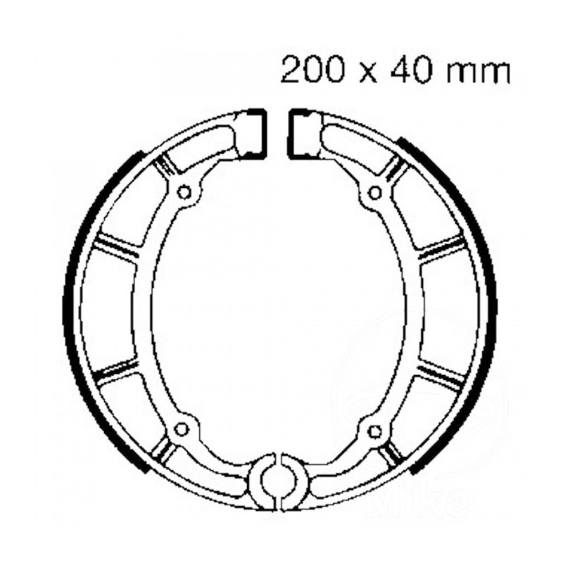 Machoires de Frein EBC avec Ressorts - Y515