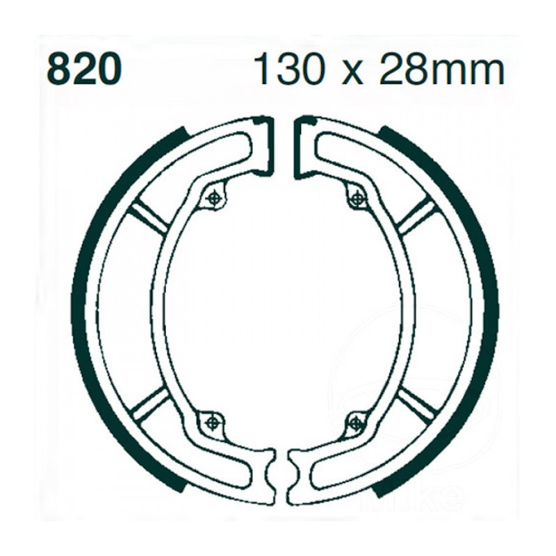 Machoires de Frein EBC sans Ressorts - 820