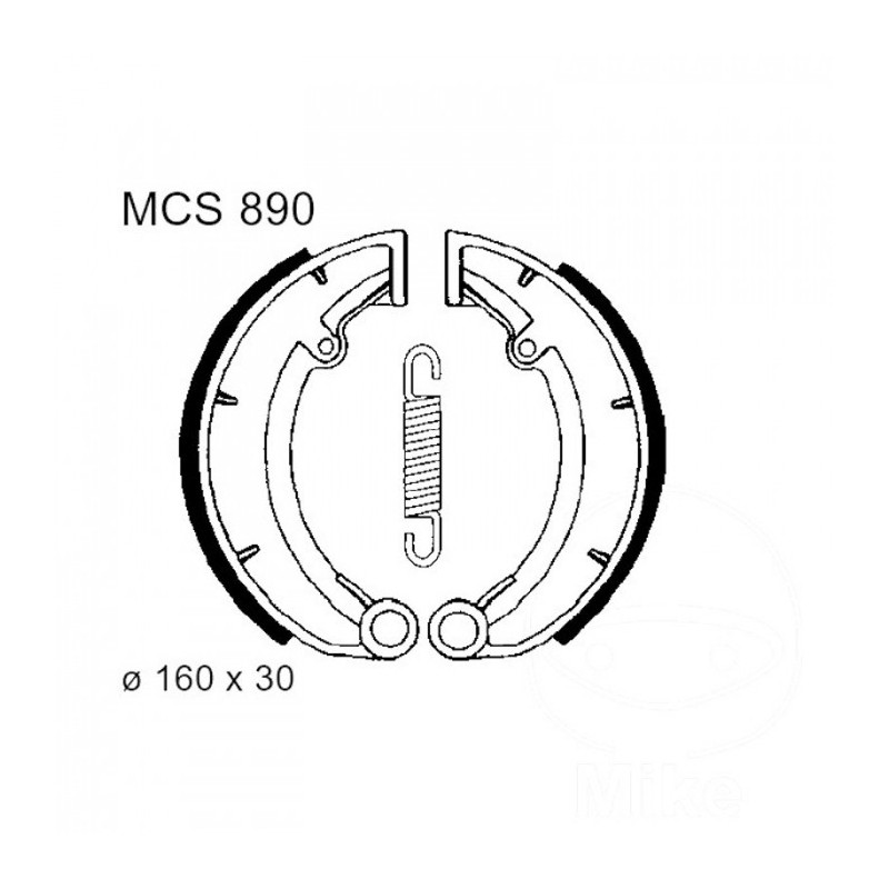 Machoires de Frein avec Ressorts TRW - MCS890