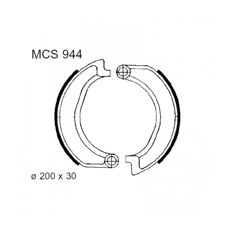 Machoires de Frein sans Ressorts TRW - MCS944