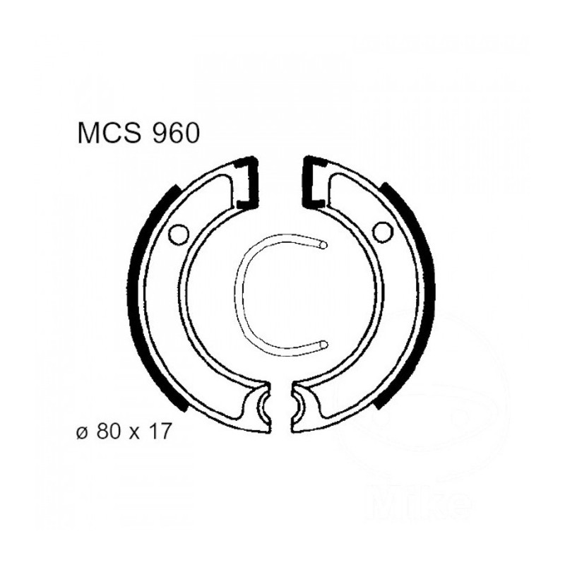 Machoires de Frein sans Ressorts TRW - MCS960